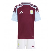 Aston Villa Replica Home Minikit 2024-25 Short Sleeve (+ pants)